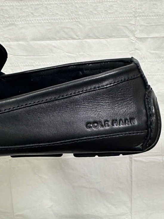 Cole Haan Black Leather Bit Driver Loafers Men’s 10.5 M Slip On Dress Casual